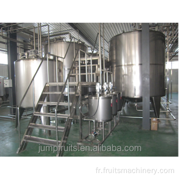 Machine de production de lait UHT condensée en usine